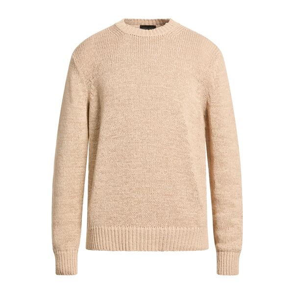 【貨物輸送無料】 ロベルトコリーナ メンズ 編み物\u0026プルオーバー アウター Sweaters Beige