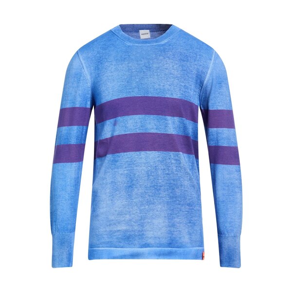 【送料無料】 アスペジ メンズ ニット&セーター アウター Sweaters Blue｜asty
