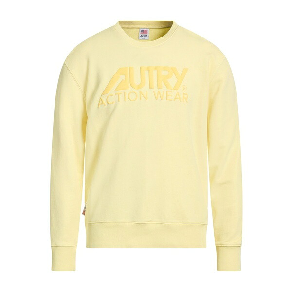 【送料無料】 オートリー メンズ パーカー・スウェットシャツ アウター Sweatshirts Yellow|asty