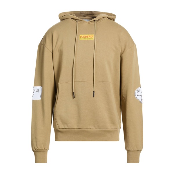 【送料無料】 アイスバーグ メンズ パーカー・スウェットシャツ アウター Sweatshirts Beige｜asty