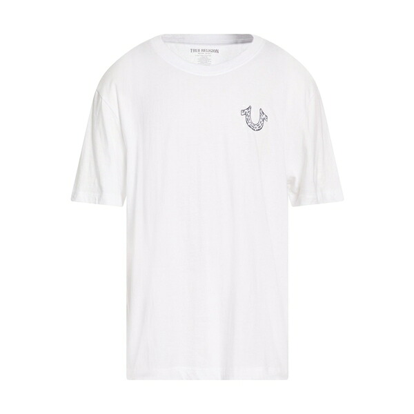 【送料無料】 トゥルーレリジョン メンズ Tシャツ トップス T-shirts White|asty
