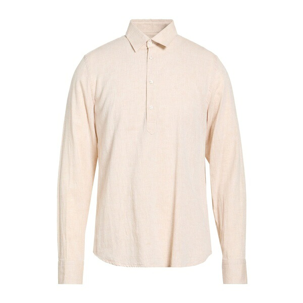 【送料無料】 マニュエル リッツ メンズ シャツ トップス Shirts Beige|asty