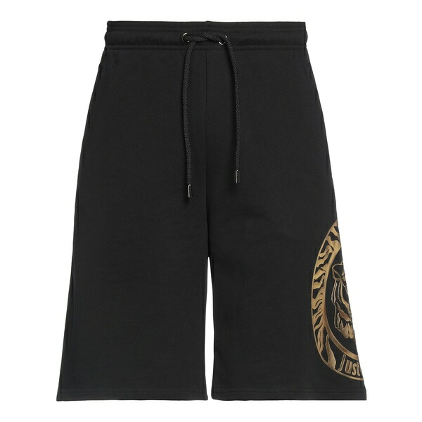 【貨物輸送無料】 ロベルトカヴァリ メンズ 心地好いズボン下 ボトムス Shorts \u0026 Bermuda Shorts Black