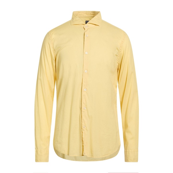 【送料無料】 フェデーリ メンズ シャツ トップス Shirts Yellow｜asty