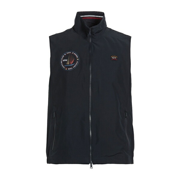 【貨物輸送無料】 ポールアンドシャーク メンズ 上衣＆上衣 アウター Vests Blue メンズファッション-コート・ジャケット