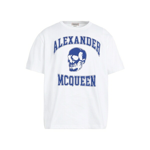 【貨物輸送無料】 マックイーン メンズ プルオーバー トップス T-shirts White