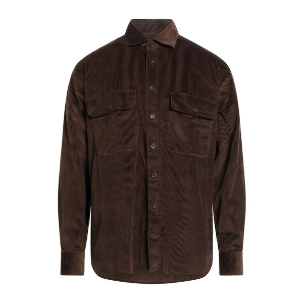 【貨物輸送無料】 アレッサンドロゲラルディ メンズ プルオーバー トップス Shirts Brown