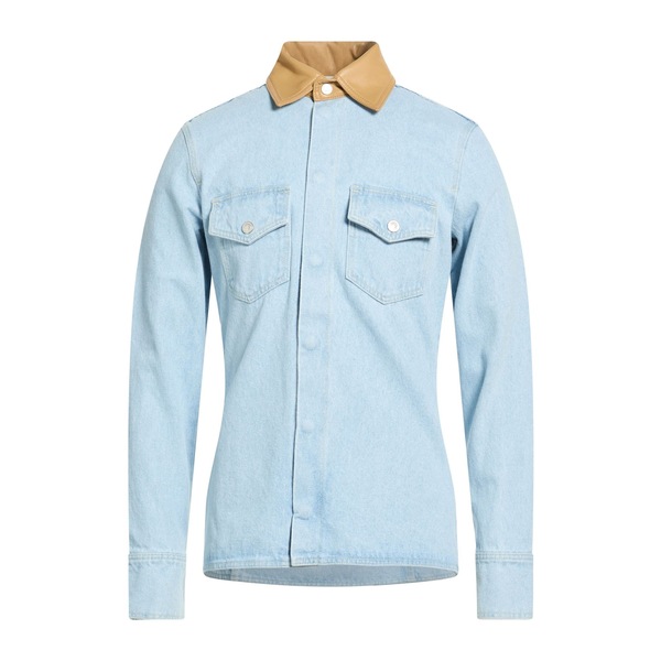 【貨物輸送無料】 ナヌーシュカ メンズ 上衣＆上衣 アウター Denim outerwear Blue