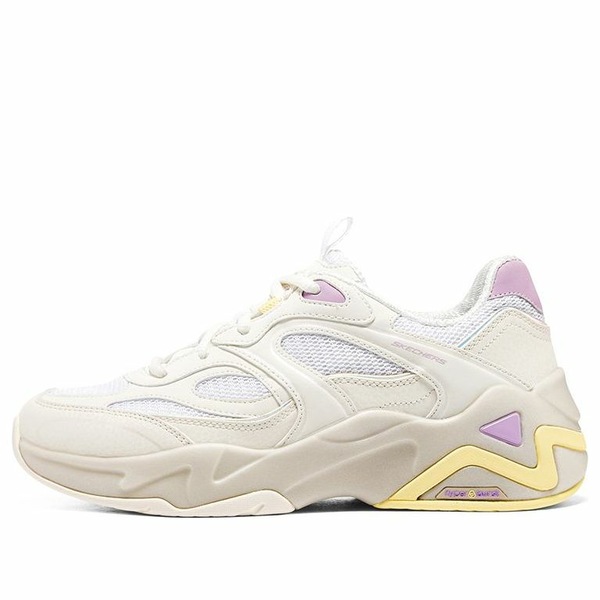 Skechers スケッチャーズ レディース スニーカー WHITE/PINK/YELLOW 【(WMNS) Skechers DLITES Hyper Burst White 149983-NTPH】  サイズ US_8(25.0cm)