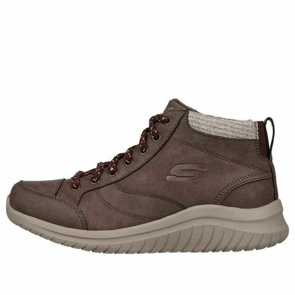 Skechers スケッチャーズ レディース スニーカー  【(WMNS) Skechers Ultra Flex 2.0 \u0027Social Crew - Brown\u0027 167449-BRN】  大きさ US_5(22.0糎)