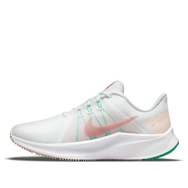 Nike ナイキ レディース スニーカー 【(WMNS) Nike Quest 4 \'White Pink\' DA1106-105】 サイズ US_7(24.0cm)|asty