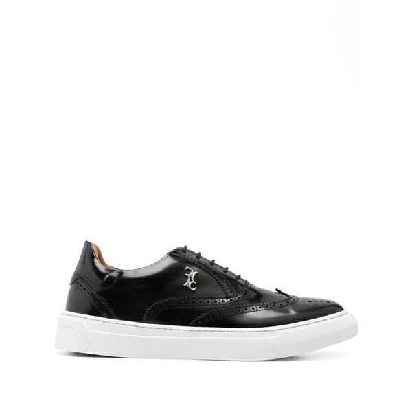 ビリオネア メンズ スニーカー シューズ Laser-cut sneakers Black｜asty