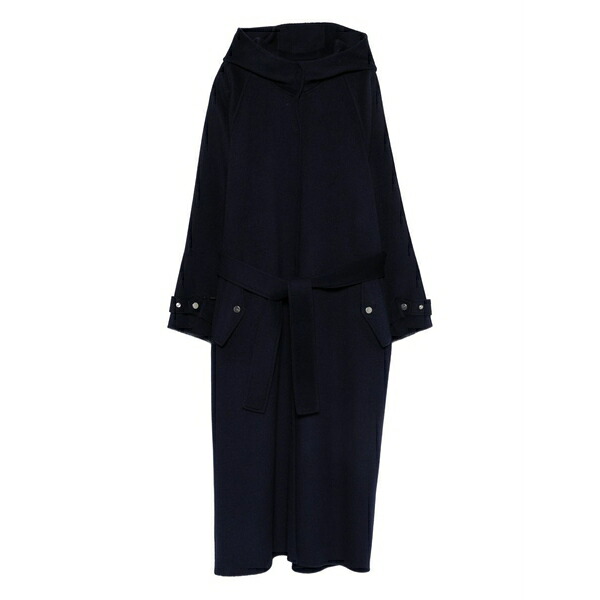 ピンコ レディース コート アウター Hooded coat Blue|asty