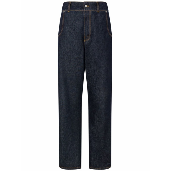 モスキーノ レディース デニムパンツ ボトムス Straight-leg jeans Blue｜asty