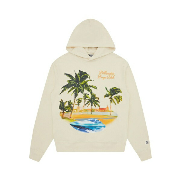 ビリオネアボーイズクラブ メンズ パーカー・スウェットシャツ アウター Graphic-print hoodie Neutrals|asty