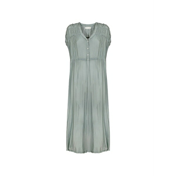 メゾンホテル レディース ワンピース トップス Gaudi agnes ruched dress Green｜asty