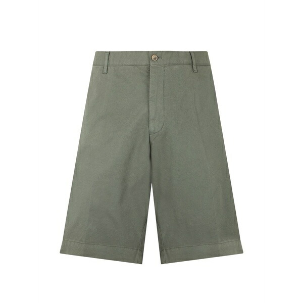 フェデーリ メンズ カジュアルパンツ ボトムス Button-fastening shorts Green｜asty