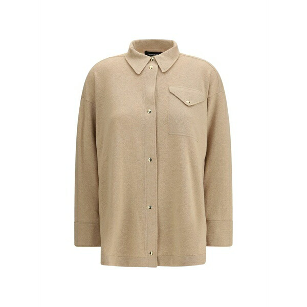 ファビアナ フィリッピ レディース シャツ トップス Pocket button shirt Neutrals|asty