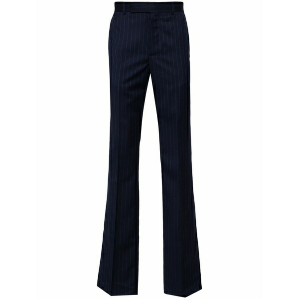ジバンシー メンズ カジュアルパンツ ボトムス Striped wool trousers Blue|asty
