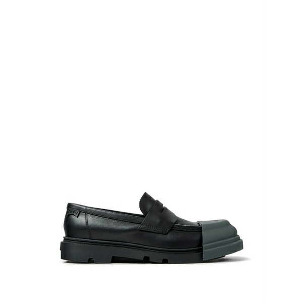 カンペール レディース スリッポン・ローファー シューズ Junction leather loafers Black｜asty
