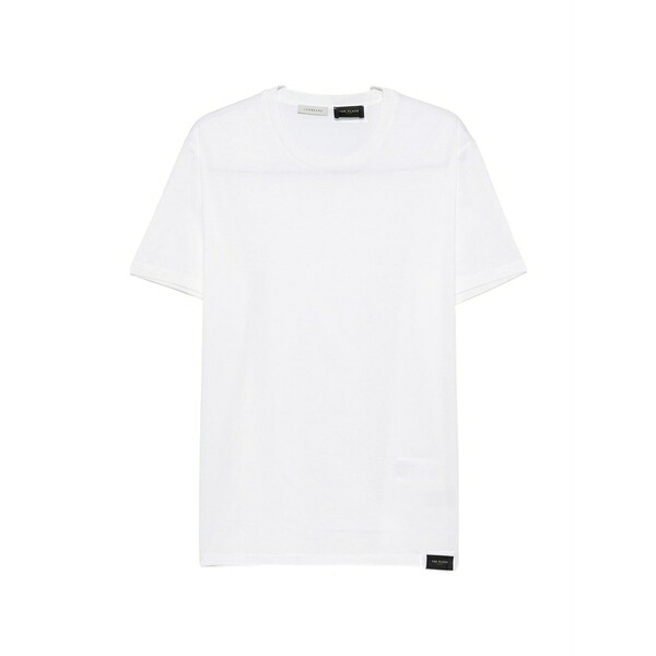 ロウブランド メンズ Tシャツ トップス Logo-patch t-shirt White｜asty