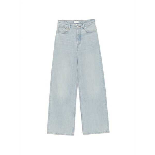 アーペーセー レディース デニムパンツ ボトムス Elisabeth straight-leg jeans Blue｜asty