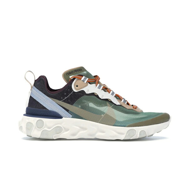 Nike ナイキ メンズ スニーカー 【Nike React Element 87 Undercover Green Mist】 サイズ US_M_4 Green Mist/Linen-Summit White|asty