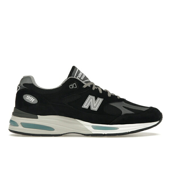 New Balance ニューバランス メンズ スニーカー 【New Balance 991v2 MiUK Black Grey】 サイズ US_10(28.0cm) Black/Grey/Silver