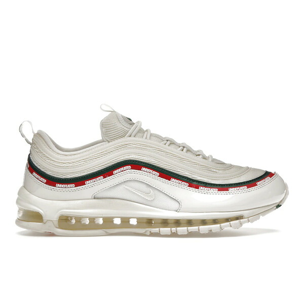 Nike ナイキ メンズ スニーカー 【Nike Air Max 97 Undefeated White】 サイズ US_10.5(28.5cm) Sail/White-Gorge Green-Speed Red｜asty