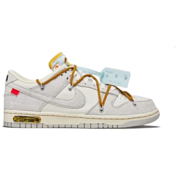 Nike ナイキ メンズ スニーカー 【Nike Dunk Low Off-White Lot 37】 サイズ US_8.5(26.5cm) Sail/Neutral Grey-Ochre|asty