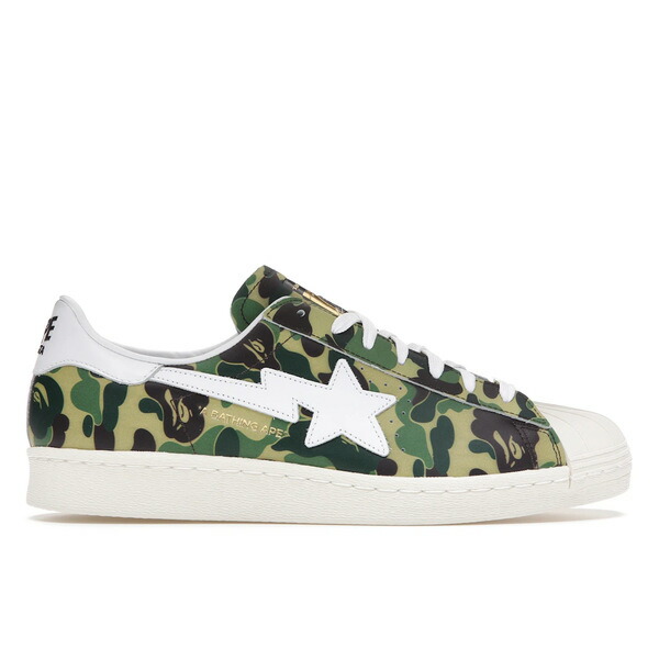 楽天市場】adidas SUPERSTAR 80s BAPE OWHITE/FTWWHT/GOLDMT gz8981