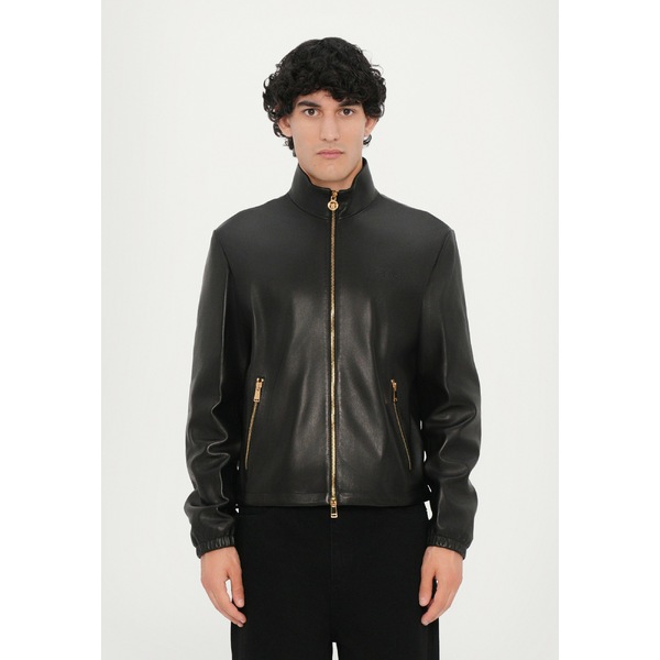 VERSACE 黒薄手 レザージャケット ベルサーチ 楽天市場】ヴェルサーチェ VERSACE ブルゾン ジャケット V400208