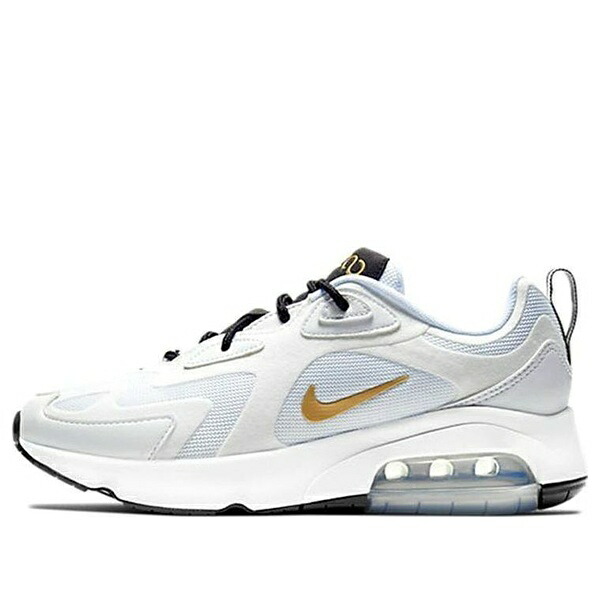 Nike ナイキ レディース スニーカー 【(WMNS) Nike Air Max 200 'White Metallic Gold' AT6175-102】 サイズ US_5(22.0cm)｜asty