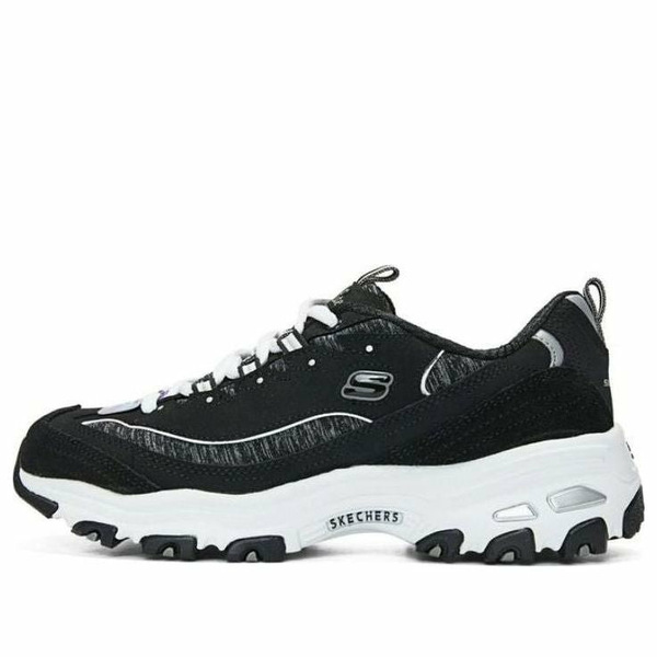 Skechers スケッチャーズ レディース スニーカー 【(WMNS) Skechers D'LITES 'Black' 11936-BKW】 サイズ US_8(25.0cm)|asty