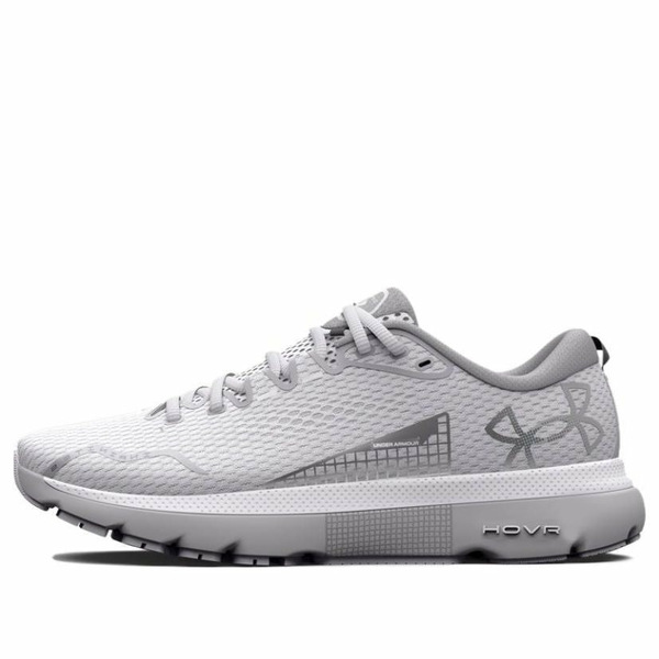 Under Armour アンダーアーマー レディース スニーカー 【(WMNS) Under Armour HOVR Infinite 5 'White Halo Grey' 3026550-103】 サイズ US_6.5(23.5cm)|asty