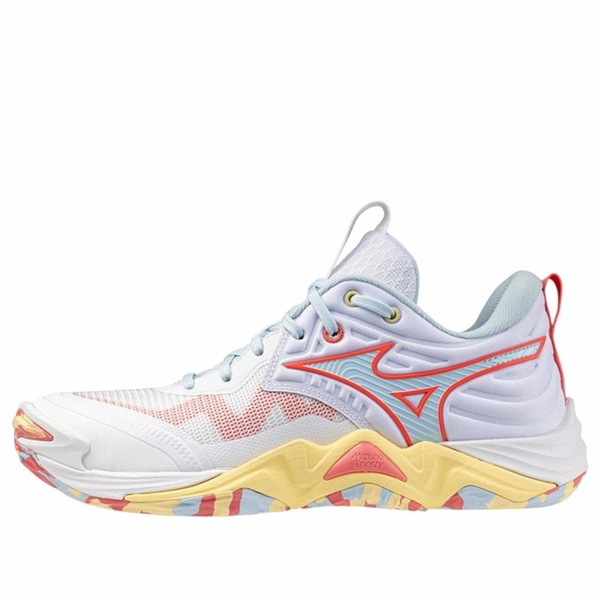 Mizuno ミズノ レディース スニーカー 【(WMNS) Mizuno Wave Momentum Elite 'White Calypso Coral' V1GC251235】 サイズ US_W_11｜asty 104,390円