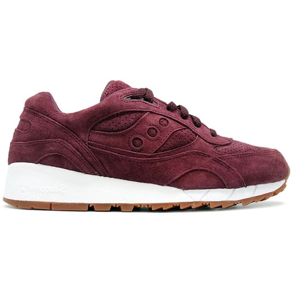 Saucony サッカニー メンズ スニーカー 【Saucony Shadow 6000 Burgundy Suede (Packer Shoes)】 サイズ US_7.5(25.5cm) Burgundy/White|asty