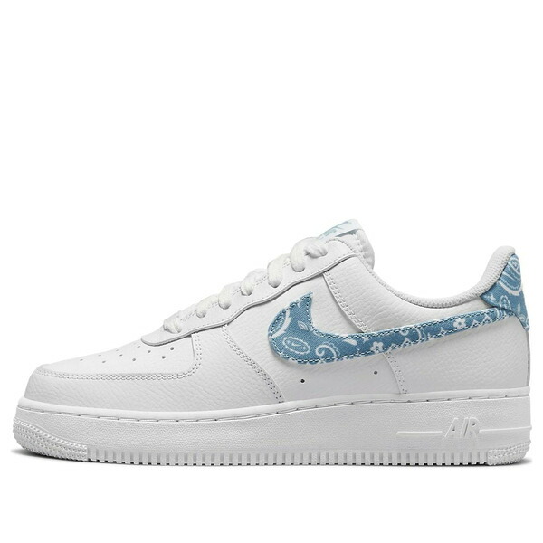 Nike ナイキ レディース スニーカー White/Blue 【(WMNS) Nike Air Force 1 '07 Essentials 'Blue Paisley' DH4406-100】 サイズ US_5.5(22.5cm)｜asty