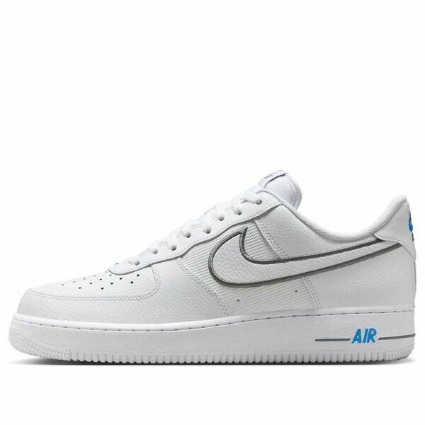 Nike ナイキ メンズ スニーカー 空軍 【Nike Air Force 1 \u002707 \u0027White Cool Grey Photo Blue\u0027 IB7677-100】  大きさ US_12(30.0糎)