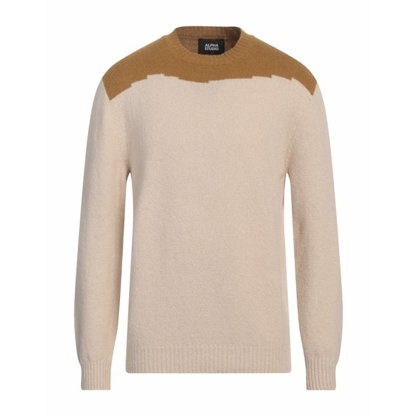 【送料無料】 アルファス テューディオ メンズ ニット&セーター アウター Sweaters Beige 17,266円