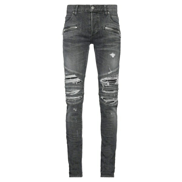 【送料無料】 バルマン メンズ デニムパンツ ボトムス Jeans Black｜asty 118,900円