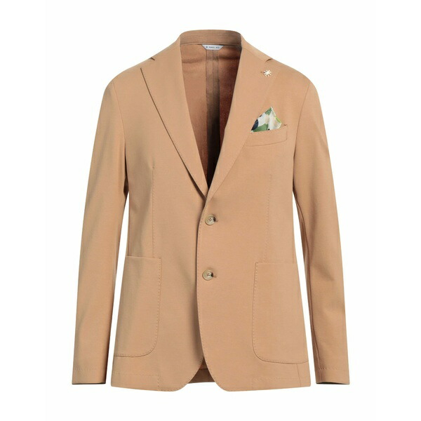 【送料無料】 マニュエル リッツ メンズ ジャケット＆ブルゾン アウター Blazers Beige
