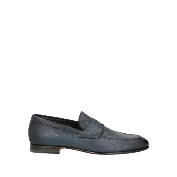 【送料無料】 サントーニ メンズ スリッポン・ローファー シューズ Loafers Blue|asty