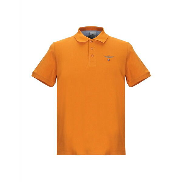 【送料無料】 アエロナウティカ ミリターレ メンズ Tシャツ トップス Polo shirts Orange