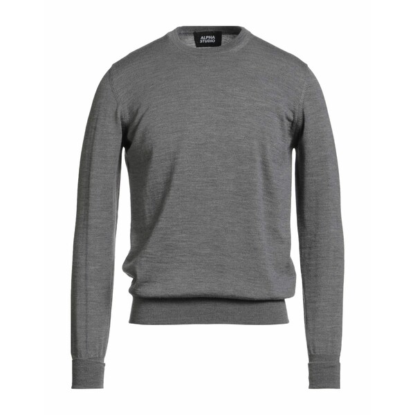 【送料無料】 アルファス テューディオ メンズ ニット&セーター アウター Sweaters Grey