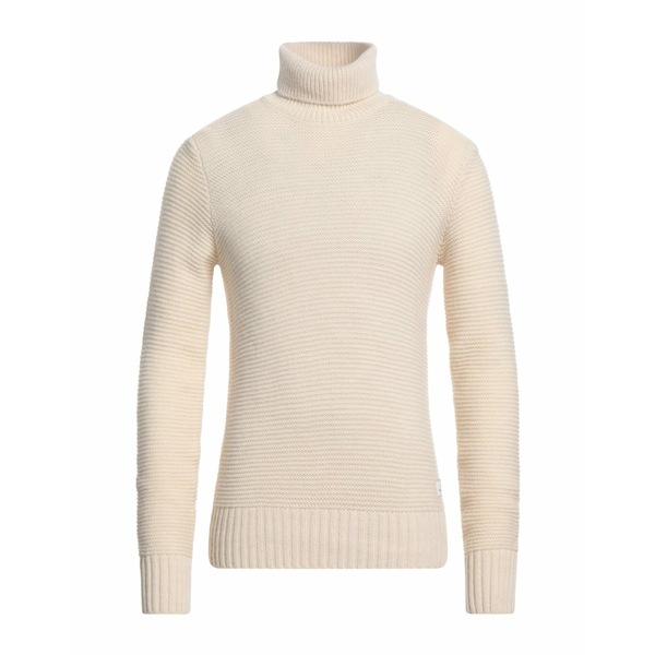 【貨物輸送無料】 マニュエル リッツ メンズ 編み物\u0026スウェーター アウター Turtlenecks White トップス-ニット・セーター