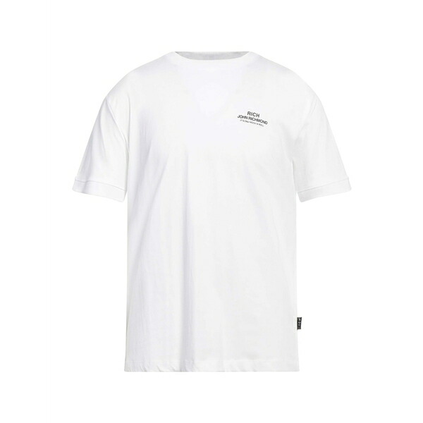 【送料無料】 ジョン リッチモンド メンズ Tシャツ トップス T-shirts White｜asty
