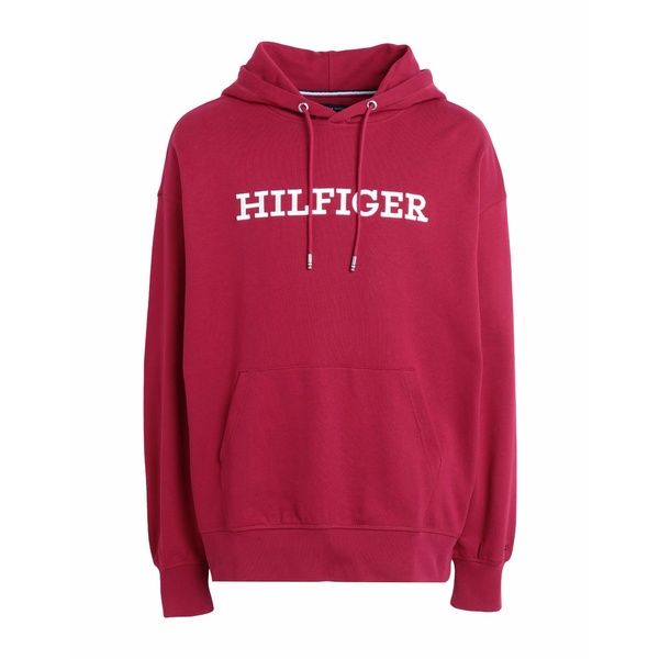 【送料無料】 トミー ヒルフィガー メンズ パーカー・スウェットシャツ アウター Sweatshirts Red|asty