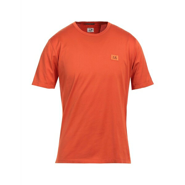 【送料無料】 シーピーカンパニー メンズ Tシャツ トップス T-shirts Orange｜asty