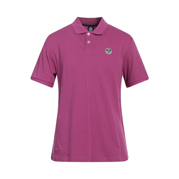 【送料無料】 ノースセール メンズ Tシャツ トップス Polo shirts Purple